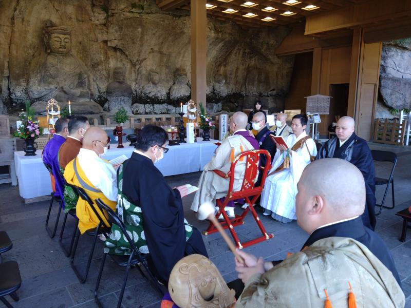 臼杵石仏年越供養法要