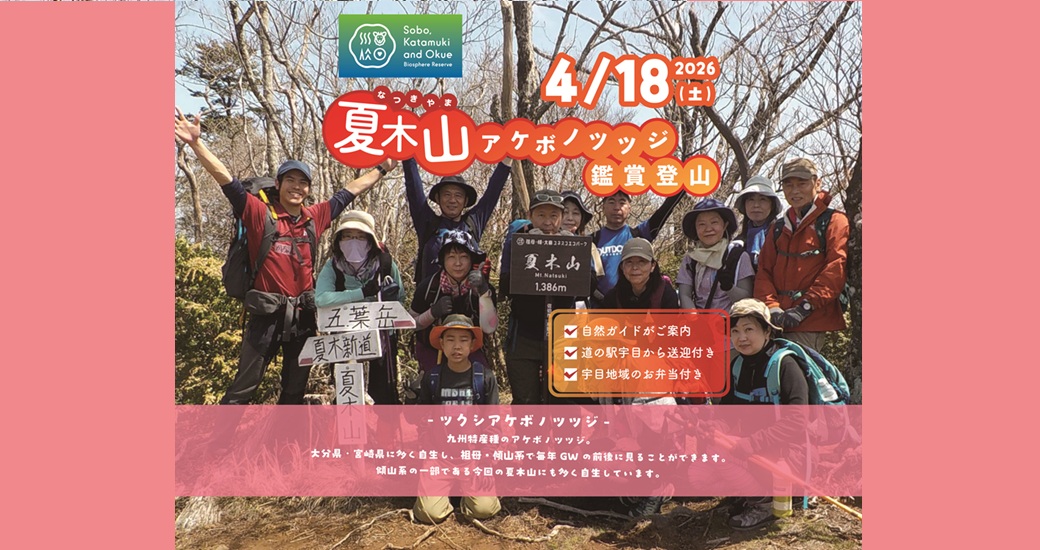 夏木山アケボノツツジ鑑賞登山