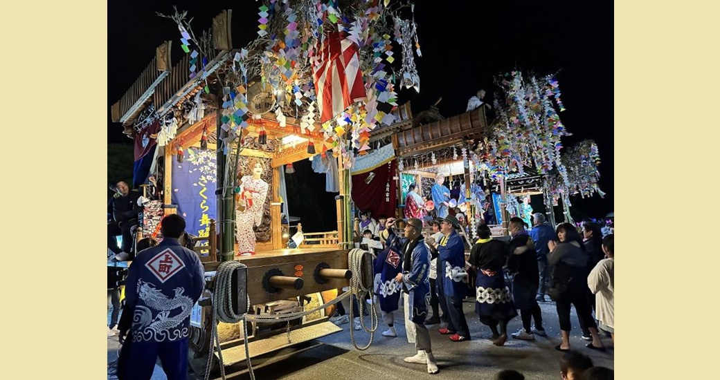 長洲神社　葵祭り